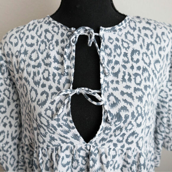 Emerson Fry India Collection Ladies Isla Dress Leopard Size M/L - Picture 4 of 8